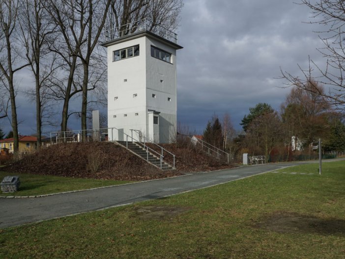 Führungsstelle der DDR-Grenztruppen in Nieder Neuendorf, heute Grenzturm-Museum der Stadt Hennigsdorf (2); Aufnahme 2015
