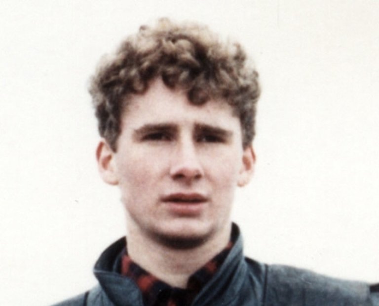 Chris Gueffroy: born on June 21, 1968, shot dead at the Berlin Wall on Feb. 5, 1989 while trying to escape (photo: Nov./Dec. 1988)