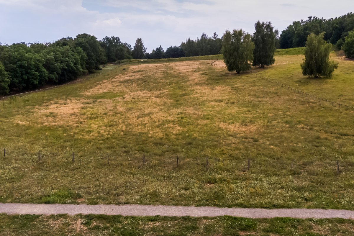 Grenzübergangsstelle Staaken, Blick nach Süden