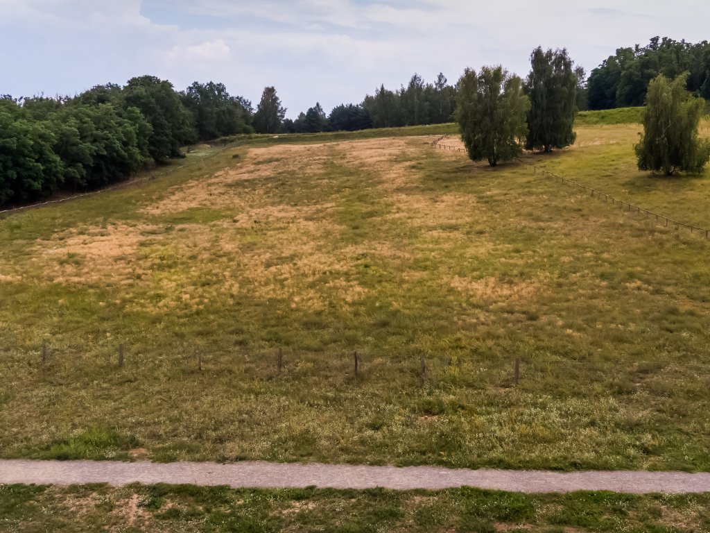 Grenzübergangsstelle Staaken, Blick nach Süden