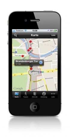 Die Berliner Mauer iPhone-App