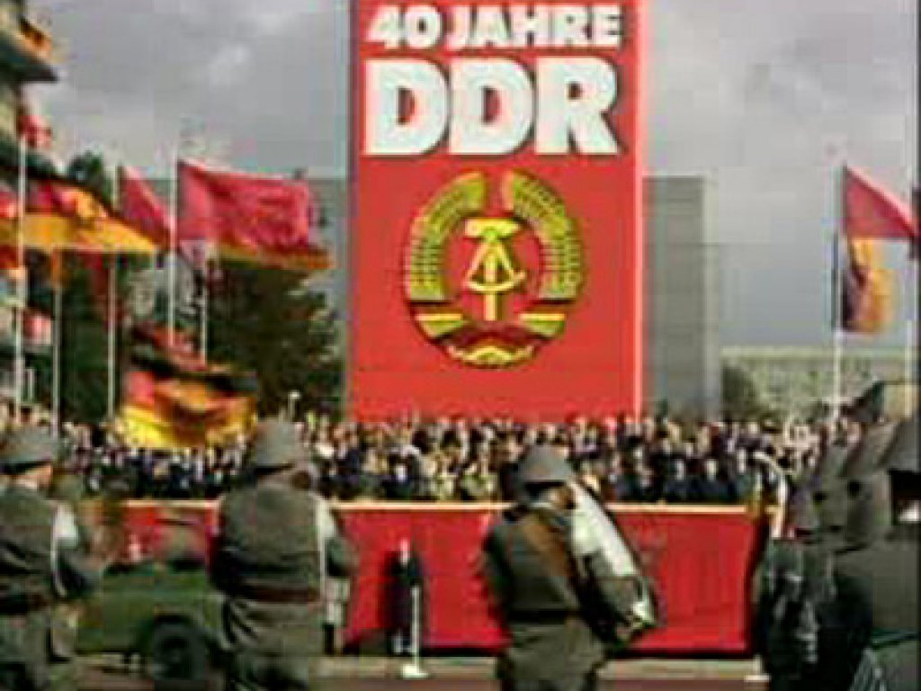 40. Jahrestag der DDR: Militärparade der NVA, 7. Oktober 1989