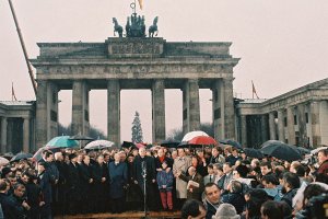 Eröffnung der Grenzübergangsstelle am Brandenburger Tor, 22. Dezember 1989