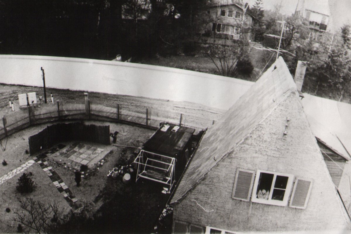 Im "Entenschnabel" zwischen Frohnau und Glienicke-Nordbahn (Am Sandkrug), Aufnahme 1980er Jahre Im "Entenschnabel" zwischen Frohnau und Glienicke-Nordbahn (Am Sandkrug), Aufnahme 1980er Jahre