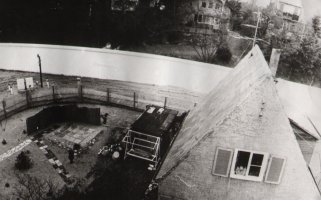Im "Entenschnabel" zwischen Frohnau und Glienicke-Nordbahn (Am Sandkrug), Aufnahme 1980er Jahre