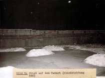 Paul Schultz, erschossen an der Berliner Mauer: Foto der West-Berliner Polizei vom Tatort an der Melchiorstraße/Ecke Bethaniendamm, 25. Dezember 1963