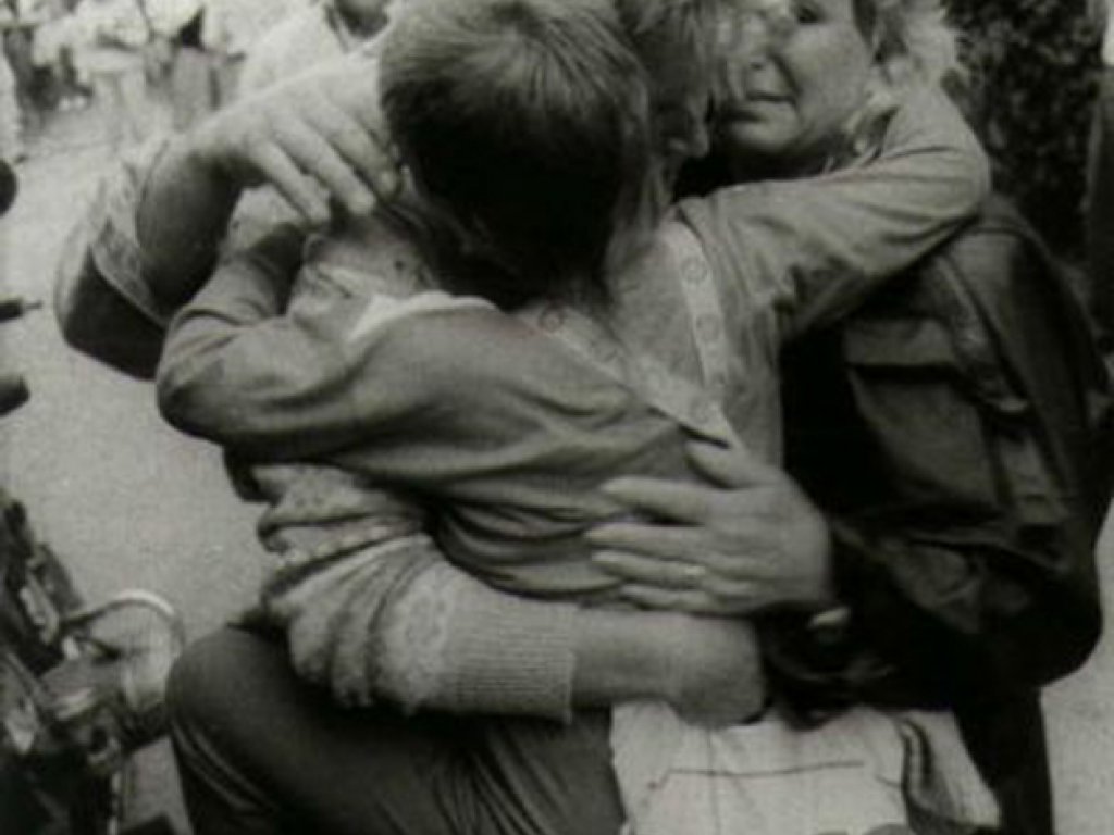 Arrival in Austria: unbounded joy at being liberated