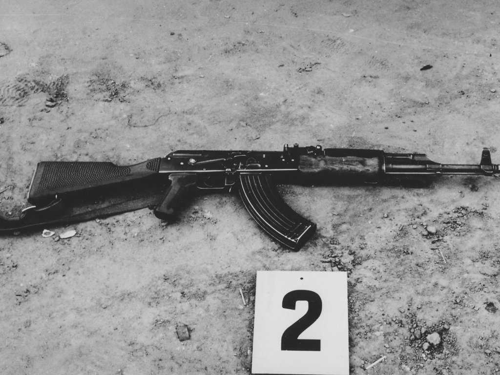 Ulrich Steinhauer, shot dead at the Berlin Wall: Kalashnikov, weapon used in crime [Nov. 4, 1980]