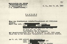 Wolfgang Glöde: Bericht der DDR-Grenzpolizei, 11. Juni 1962