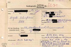 Funkmeldung der West-Berliner Polizei über den Fluchtversuch und die Erschießung von Peter Fechter, 17. August 1962