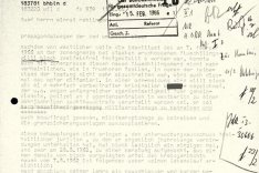 Willi Block: Fernschreiben an das Bundesministerium für gesamtdeutsche Fragen, 11. Februar 1966