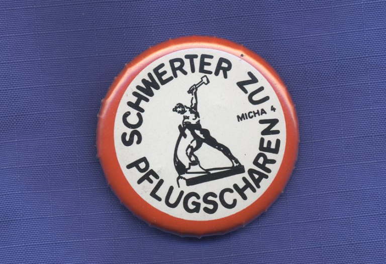 Button der DDR-Friedensbewegung