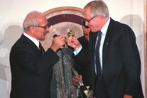 Erich Honecker zu Gast bei Bernhard Vogel in Trier