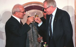 Erich Honecker zu Gast bei Bernhard Vogel in Trier