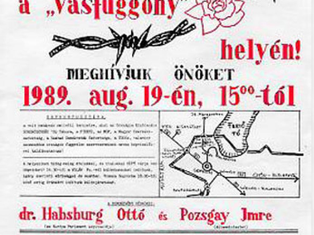 Invitation to take part in the Pan-European Picnic (pamphlet)