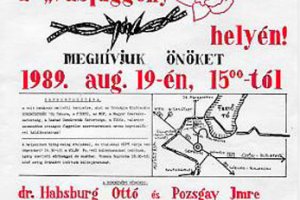 Invitation to take part in the Pan-European Picnic (pamphlet)
