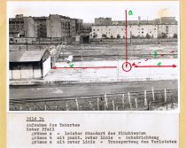 Dieter Brandes, shot at the Berlin Wall and died later from his injuries: West Berlin police photo of crime site [June 9, 1965]