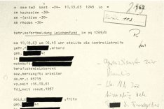 Horst Plischke: Sofortmeldung der DDR-Grenztruppen, 10. März 1962