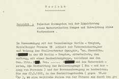 MfS-Information über die Fluchthilfeaktion und die Erschießung von Heinz Jercha, 28. März 1962