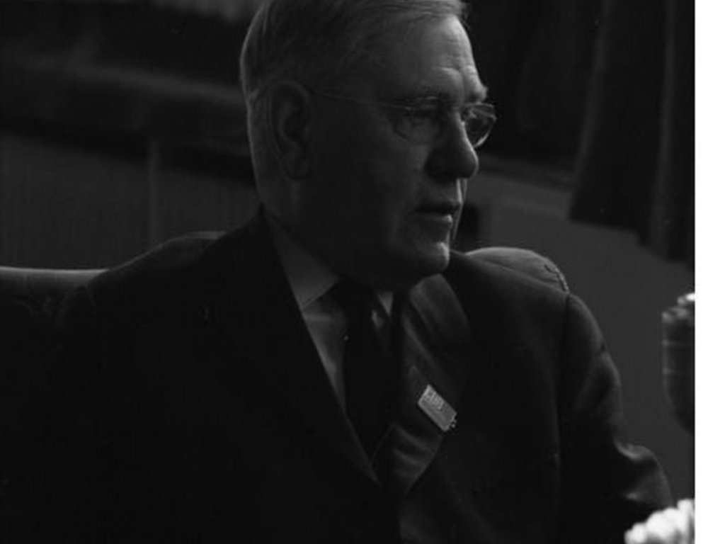 Dr. Heinrich Krone, Bundesminister für besondere Aufgaben der Bundersrepublik; Aufnahme 28. März 1965