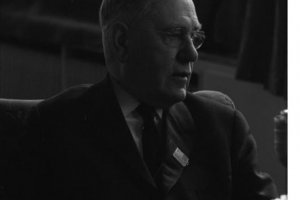 Dr. Heinrich Krone, Bundesminister für besondere Aufgaben der Bundersrepublik; Aufnahme 28. März 1965