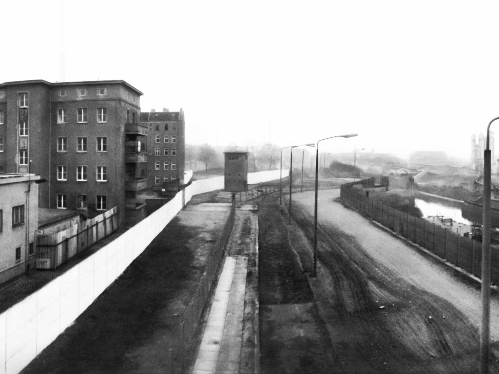 Führungsstelle der DDR-Grenztruppen am Kieler Eck/Spandauer Schiffahrtskanal, Aufnahme 1980er Jahre