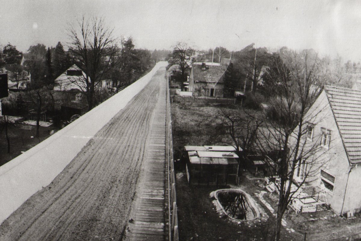 Im "Entenschnabel" zwischen Frohnau und Glienicke-Nordbahn, Aufnahme 1980er Jahre Im "Entenschnabel" zwischen Frohnau und Glienicke-Nordbahn, Aufnahme 1980er Jahre