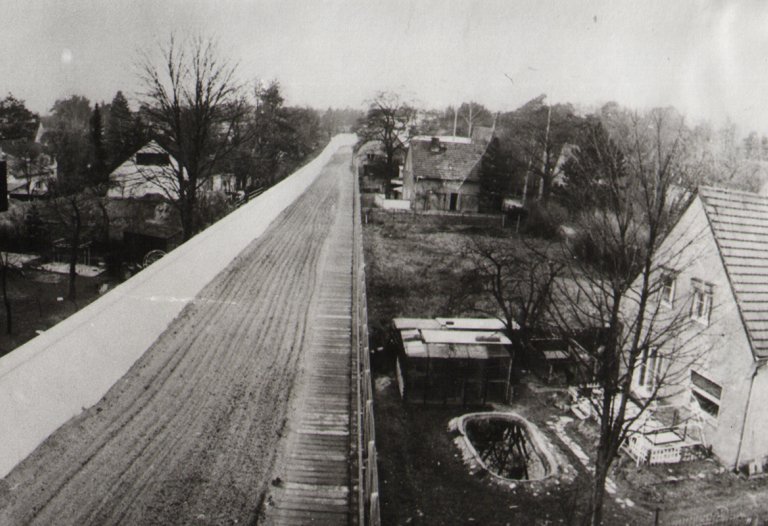 Im "Entenschnabel" zwischen Frohnau und Glienicke-Nordbahn, Aufnahme 1980er Jahre