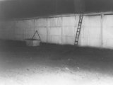 Michael Bittner, erschossen an der Berliner Mauer: MfS-Foto von der Fluchtleiter an der Grenzmauer zwischen Glienicke/Nordbahn und Berlin-Reinickendorf, 24. November 1986