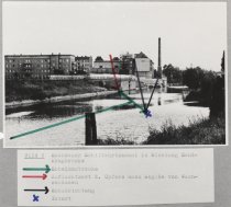 Heinz Schmidt, erschossen im Berliner Grenzgewässer: Tatortfoto der West-Berliner Polizei vom Spandauer Schiffahrtskanal zwischen Berlin-Tiergarten und Berlin-Mitte, 29. August 1966