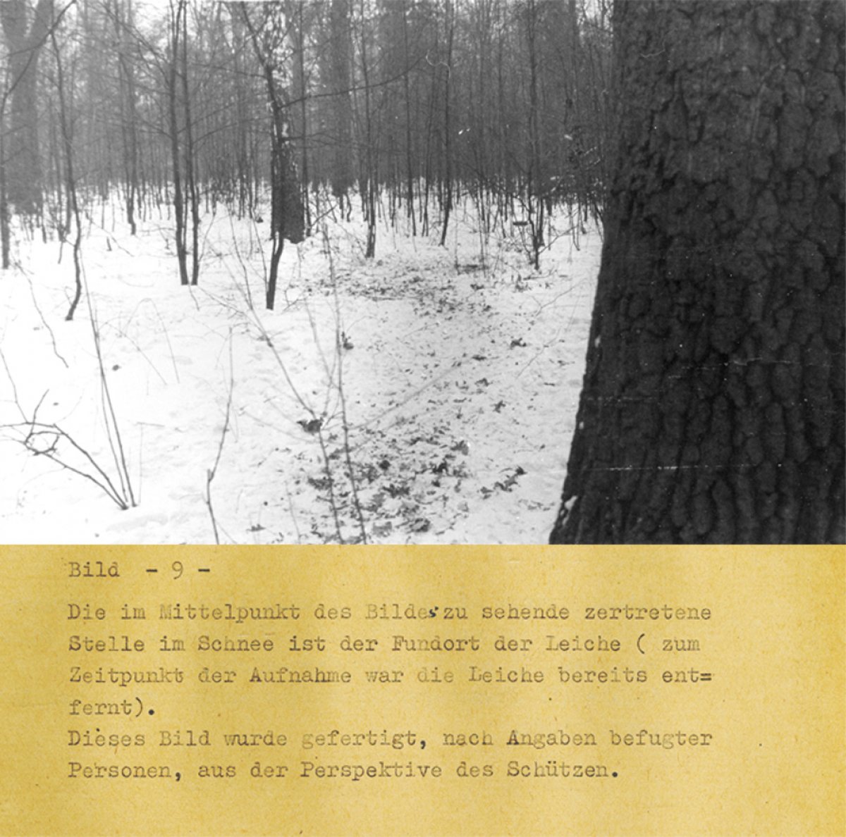 Peter Kreitlow, erschossen an der Berliner Mauer: Foto des MfS vom Tatort zwischen Nieder Neuendorf und Berlin-Spandau, 24. Januar 1963