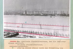Dieter Berger, erschossen an der Berliner Mauer: Tatortfoto der West-Berliner-Polizei von der Schussstelle