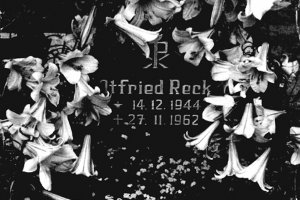 Otfried Reck, shot dead at the Berlin Wall: Gravestone (date of photo not known)