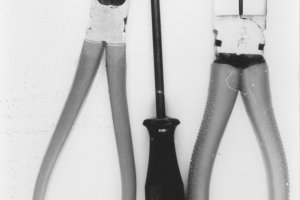 Walter Kittel, shot dead at the Berlin Wall: Tools he took with him to get through the border fortifications [MfS photo; October 1965]