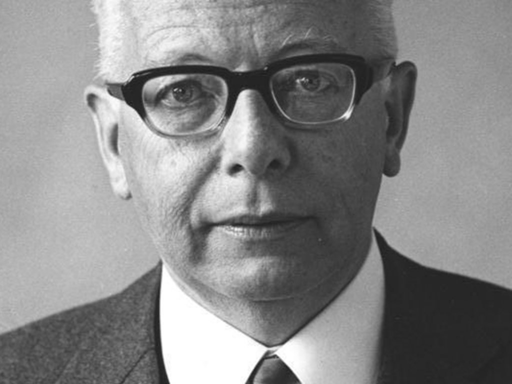 Dr. Gustav Heinemann: von 1969 bis 1974 Bundespräsident; Aufnahme 22. April 1969