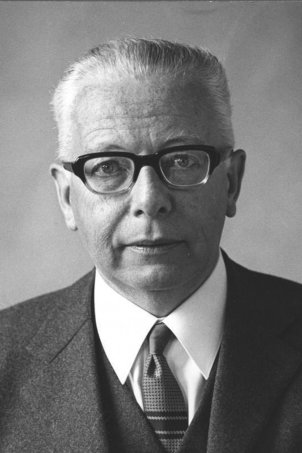 Dr. Gustav Heinemann: von 1969 bis 1974 Bundespräsident; Aufnahme 22. April 1969
