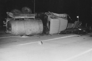 Gescheiterte Flucht eines 28-Jährigen mit einem Lastwagen Marke „Moskau SIL 131“ am Grenzübergang Stolpe nach Berlin-Spandau, 15. August 1989