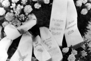 Dieter Berger: Grab auf dem Waldfriedhof in Glienicke/Nordbahn; Aufnahme um 1963