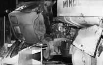 Die Sperre beschädigt, aber nicht durchbrochen: Gescheiterte Flucht mit einem Tanklastwagen am Grenzübergang Marienborn, 21. November 1983