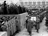 Beerdigung von Leonid Breschnew, sowjetischer Staatschef und Parteichef der KPdSU, 10. November 1982