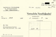 Bericht der DDR-Grenztruppen über den Fluchtversuch und die Erschießung von Joachim Mehr, 3. Dezember 1964