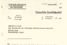 Bericht der DDR-Grenztruppen über die Schüsse auf Helmut Kliem und Bernhard P., 13. November 1970