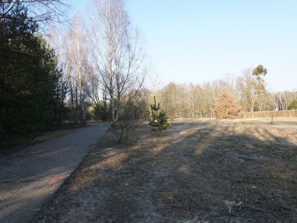 Der ehemalige Todesstreifen bei Kladow; Aufnahme 2015