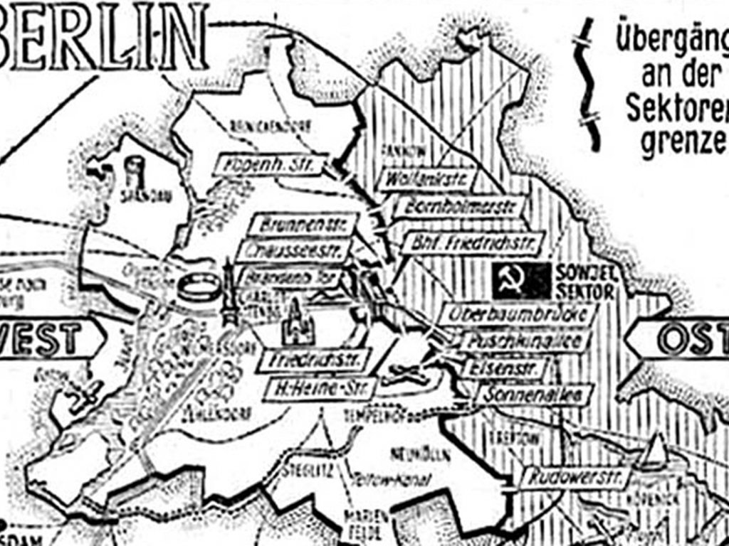 Übergänge an der Sektorengrenze