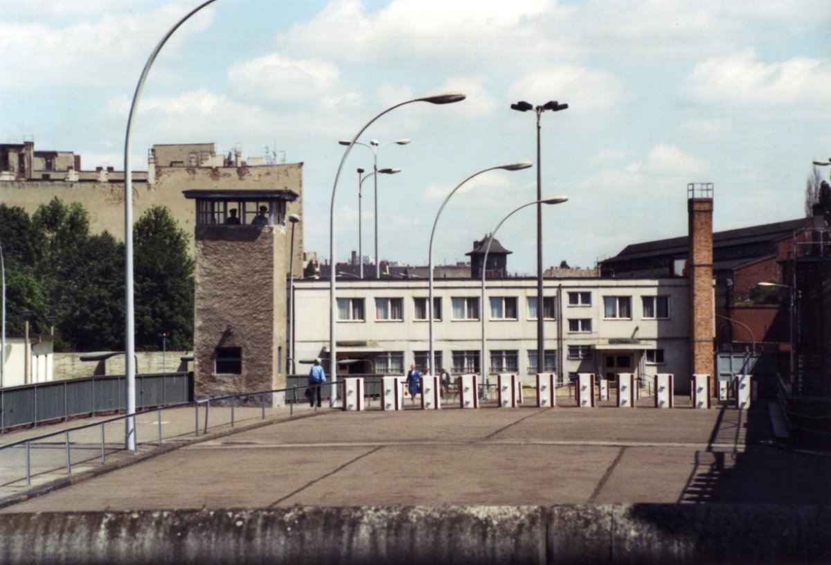 Grenzsicherung auf der Oberbaumbrücke
