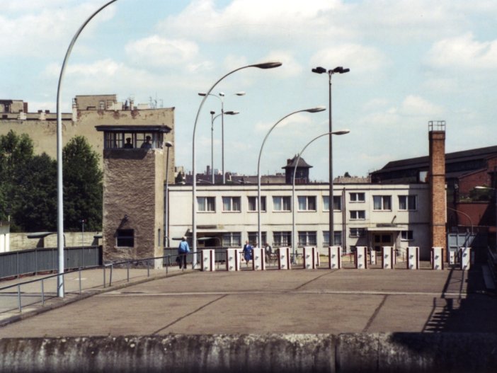 Grenzsicherung auf der Oberbaumbrücke