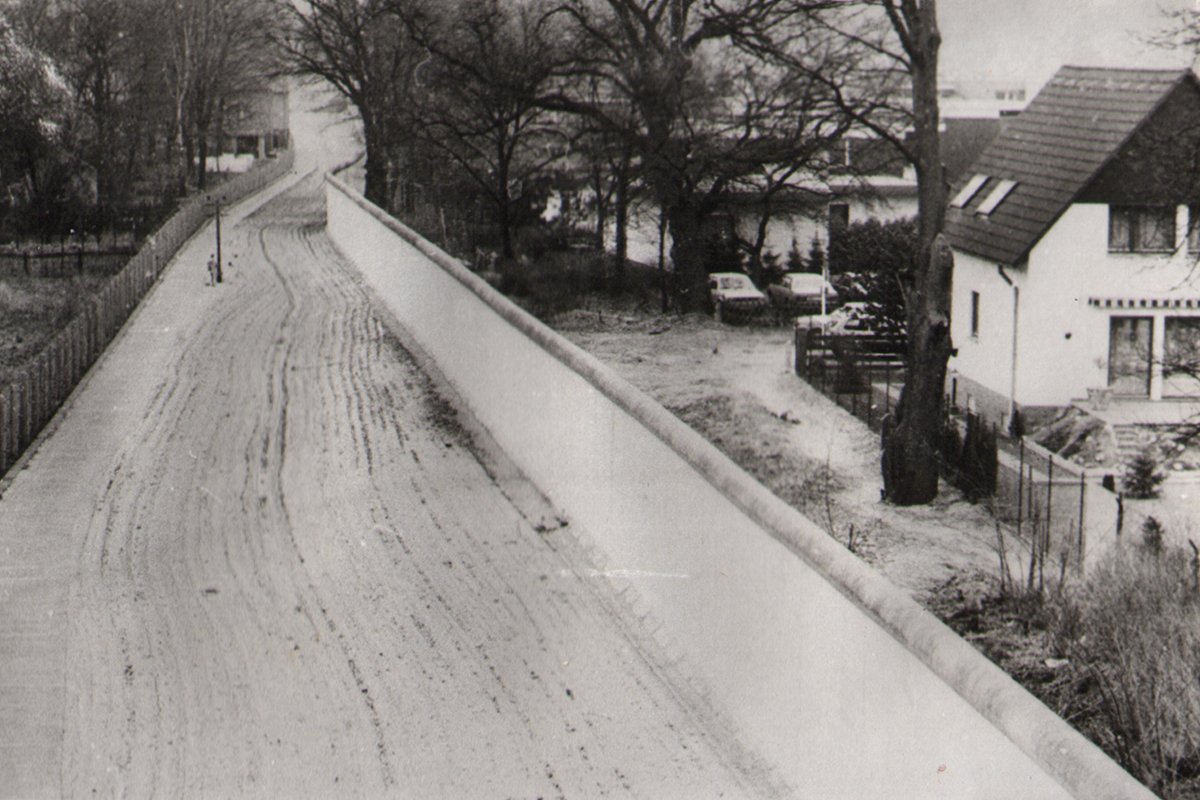 Im "Entenschnabel" zwischen Frohnau und Glienicke-Nordbahn, Aufnahme 1980er Jahre Im "Entenschnabel" zwischen Frohnau und Glienicke-Nordbahn, Aufnahme 1980er Jahre