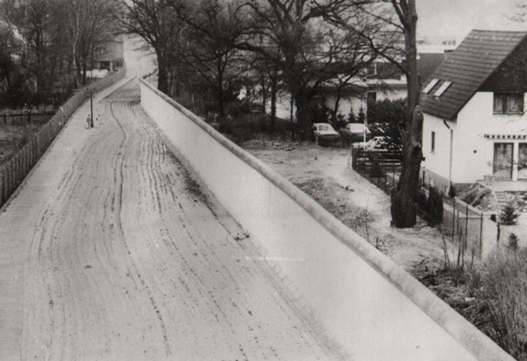 Im "Entenschnabel" zwischen Frohnau und Glienicke-Nordbahn, Aufnahme 1980er Jahre