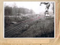 Peter Böhme, erschossen an der Berliner Mauer: Tatortfoto der West-Berliner Polizei vom Ort des Schusswechsels am Außenring zwischen Potsdam-Babelsberg und Berlin-Zehlendorf, 18. April 1962