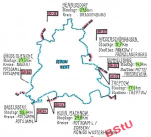 The border regiments of the Mitte Border Command